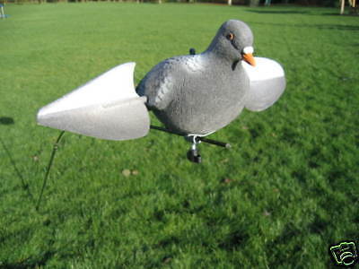 WINDY Air Pro Pigeon Decoy and Bouncer Kit with realistic pigeon decoys and bounce mechanism for pest control.