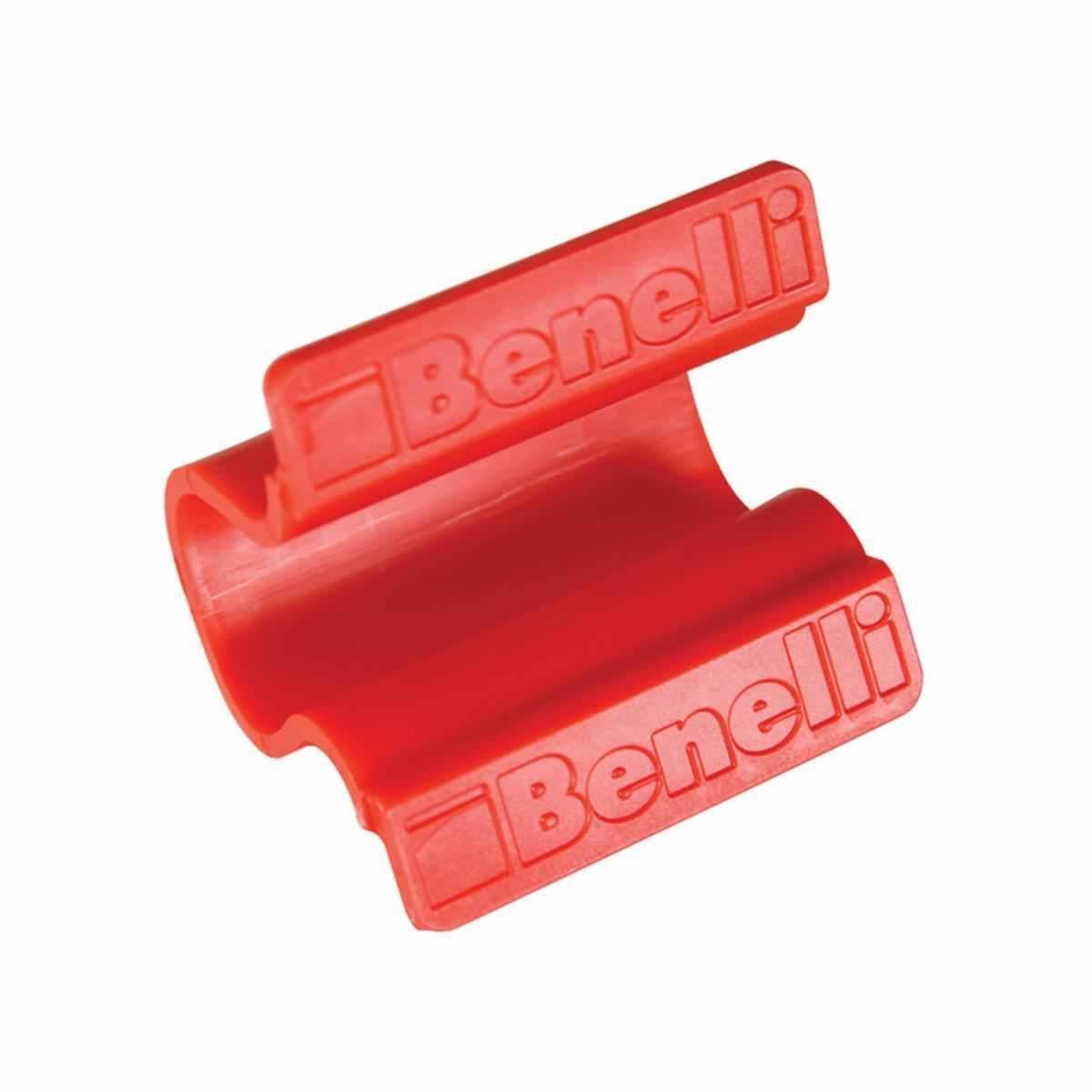 GMK semi-auto safety flay clip, a metallic firearm accessory with safety features and a compact design.