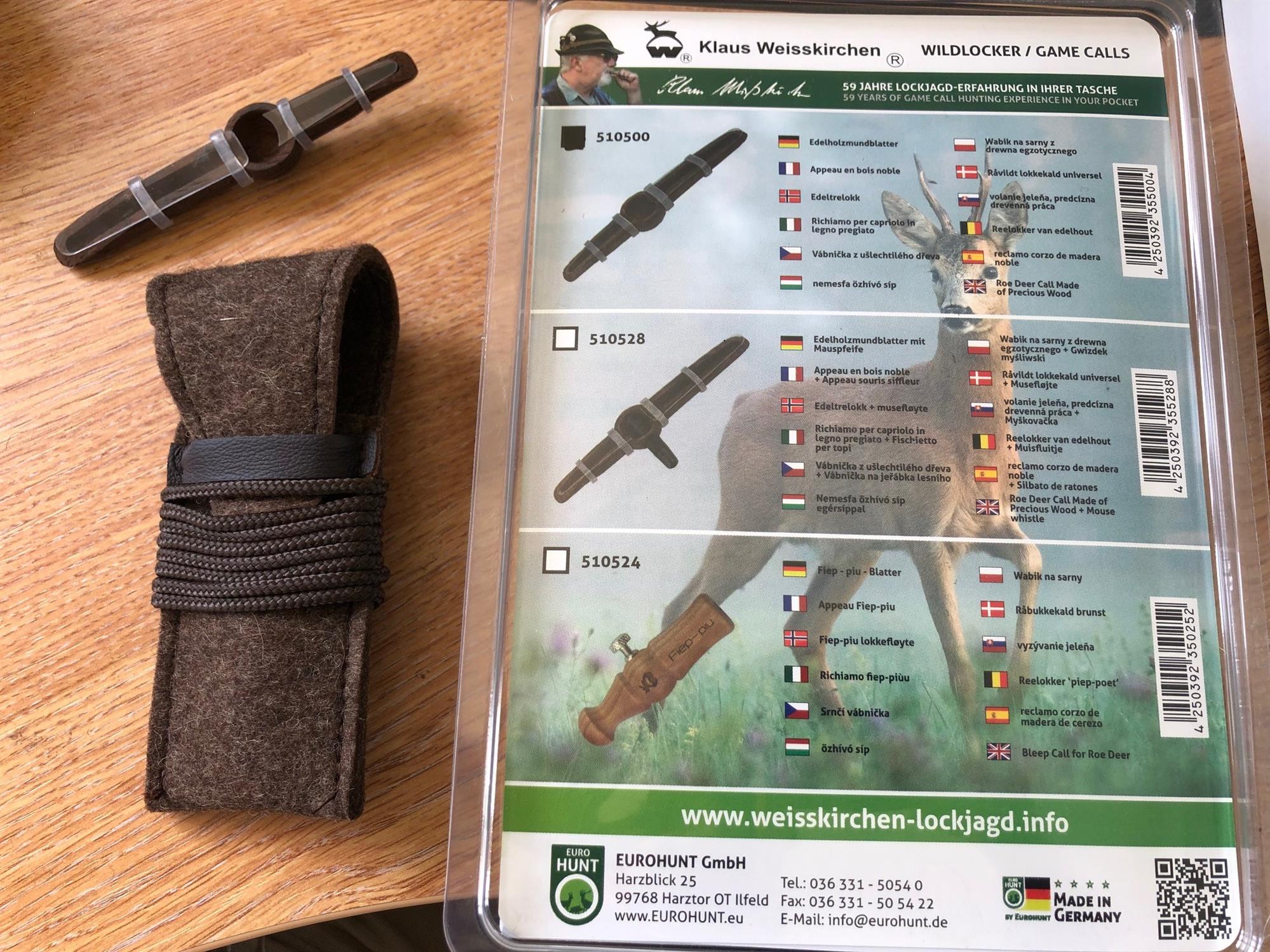 Klaus Weisskirchen Roe Deer Call with Instructions DVD