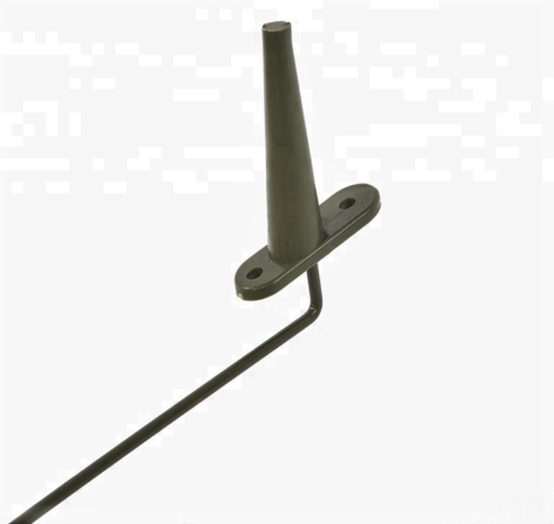 Echo mini magnet for decoys, small metal attachment with branding, designed to secure decoys during hunting or outdoor activities.