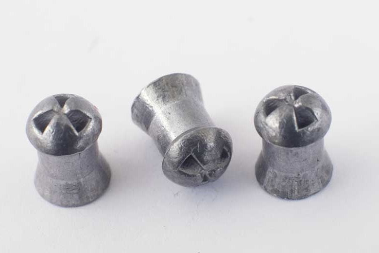 Rothery JSB Hades .22 Match Diabolo pellets shown in packaging with close-up of the brand and product label.