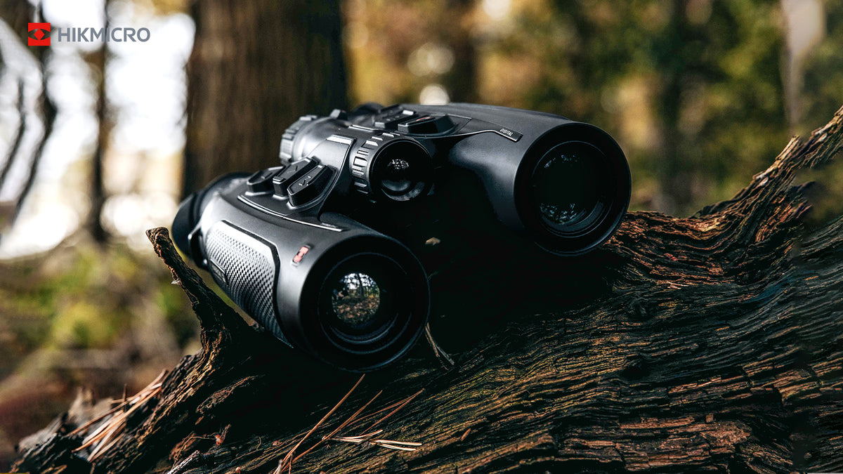 ELITE Habrok 4K HH35L 2.0 thermal binoculars with dual eyepieces and ergonomic design, used for night vision and thermal imaging.