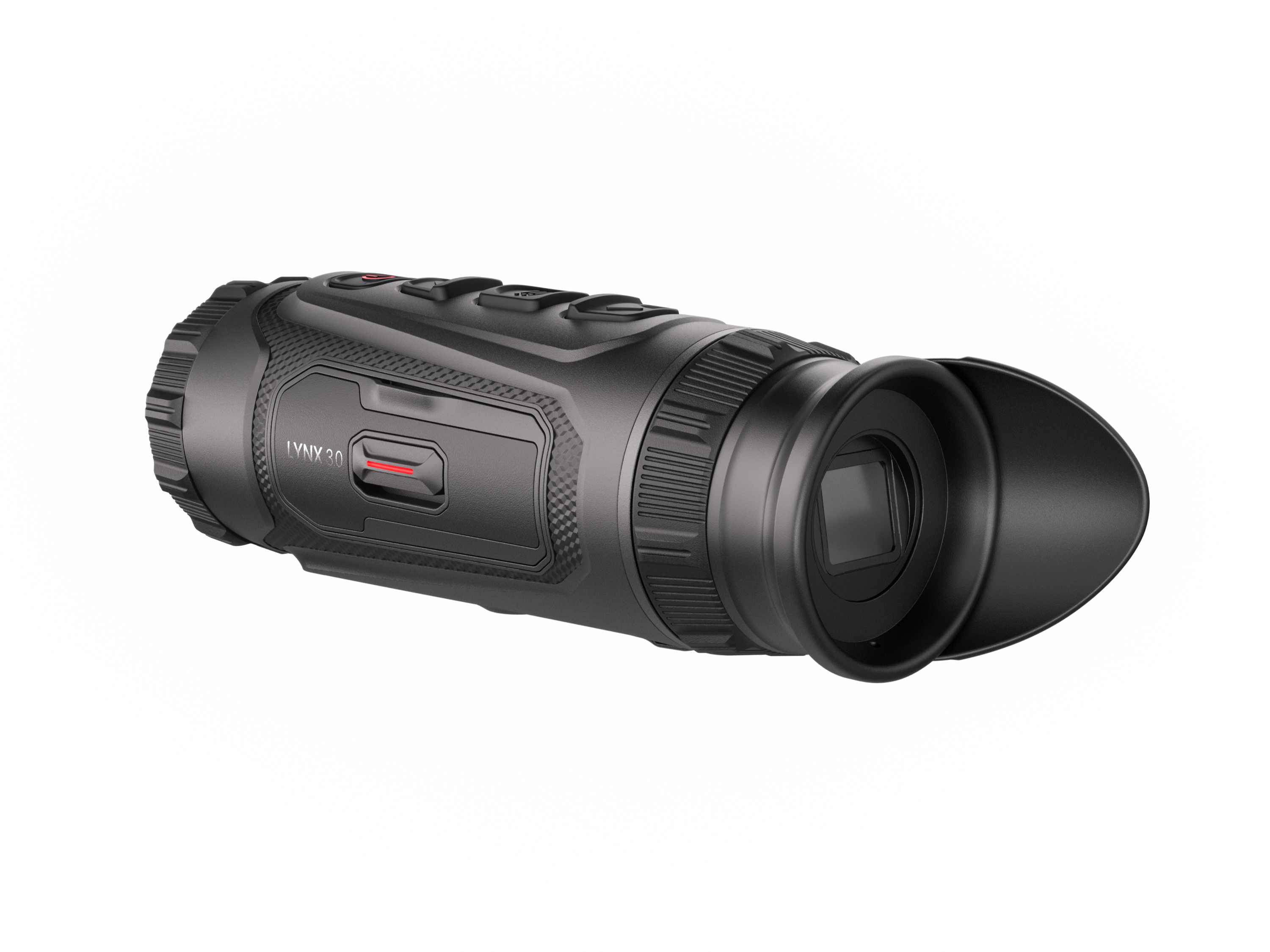 ELITE HIKMICRO Lynx 3.0 25mm thermal monocular showing the compact device with lens and control buttons.