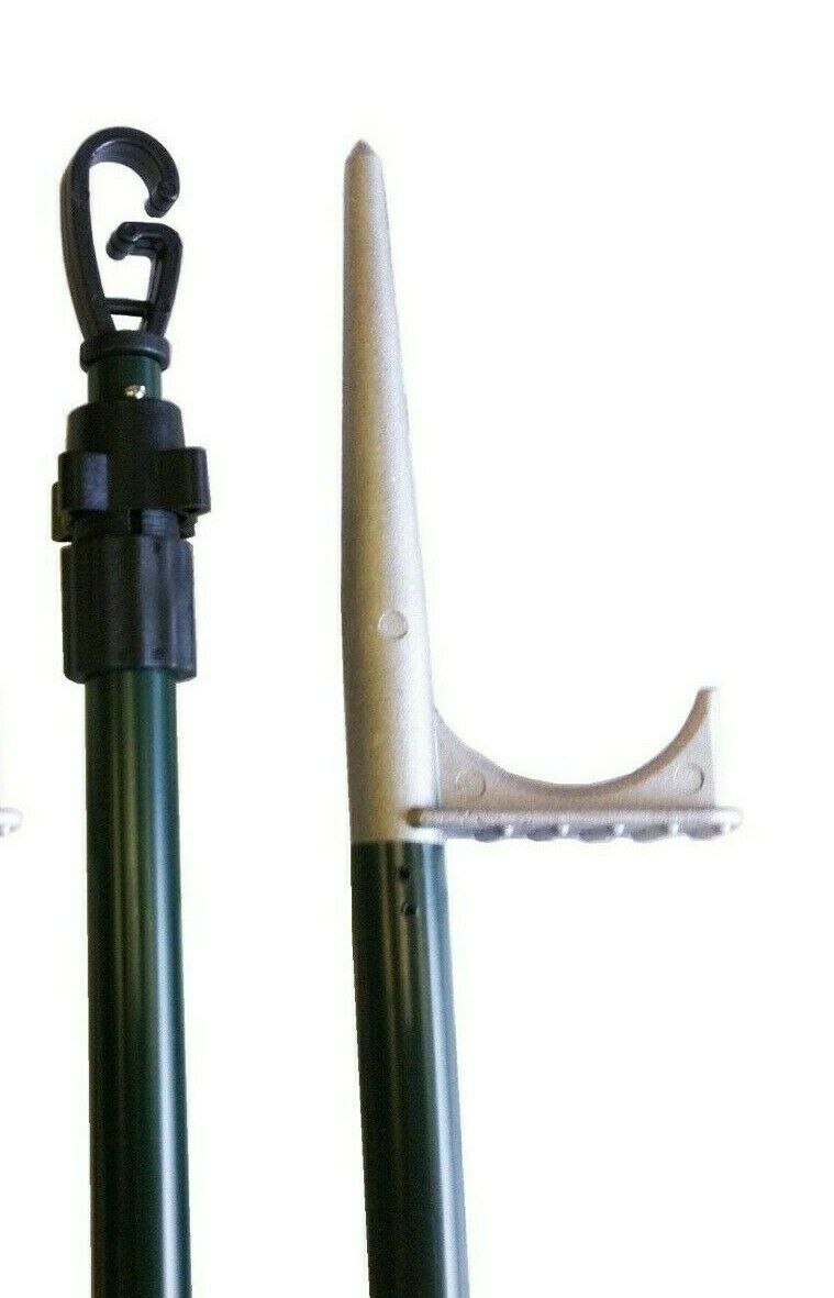 4 HEAVY DUTY HIDE POLES WITH CAMO BAG
