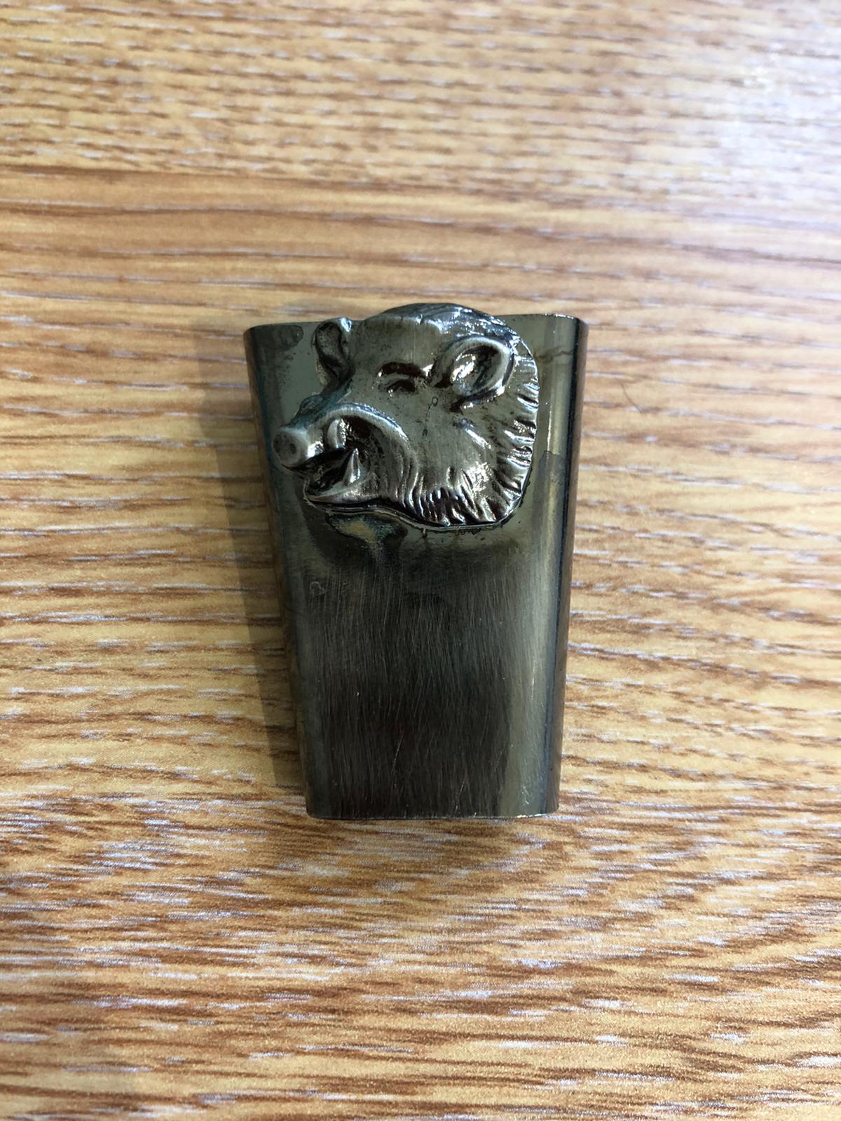 SPJAGD wild boar hair pin featuring a 3cm length, natural dark bristle style, ideal for styling or decorative hair accessories.