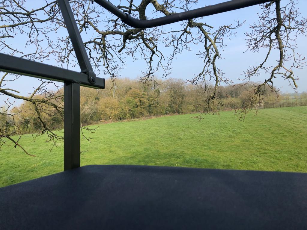 A1 Decoy Deer Stalking Syndicate with Wild Boar area in the Forest of Dean, featuring realistic hunting decoys and wildlife scene