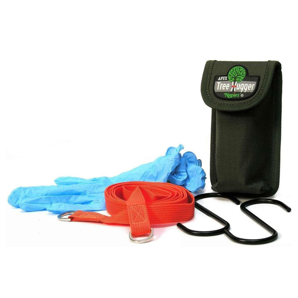 NAPIER Apex Tree Hugger, heavy-duty fabric tree protector with adjustable straps for outdoor tree protection and support.