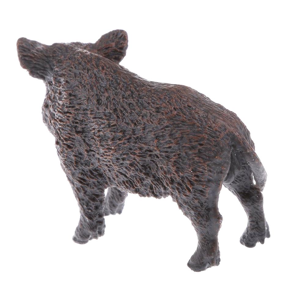 Wild boar figurine by Aliexpress, detailed sculpture of a realistic wild boar in natural pose.