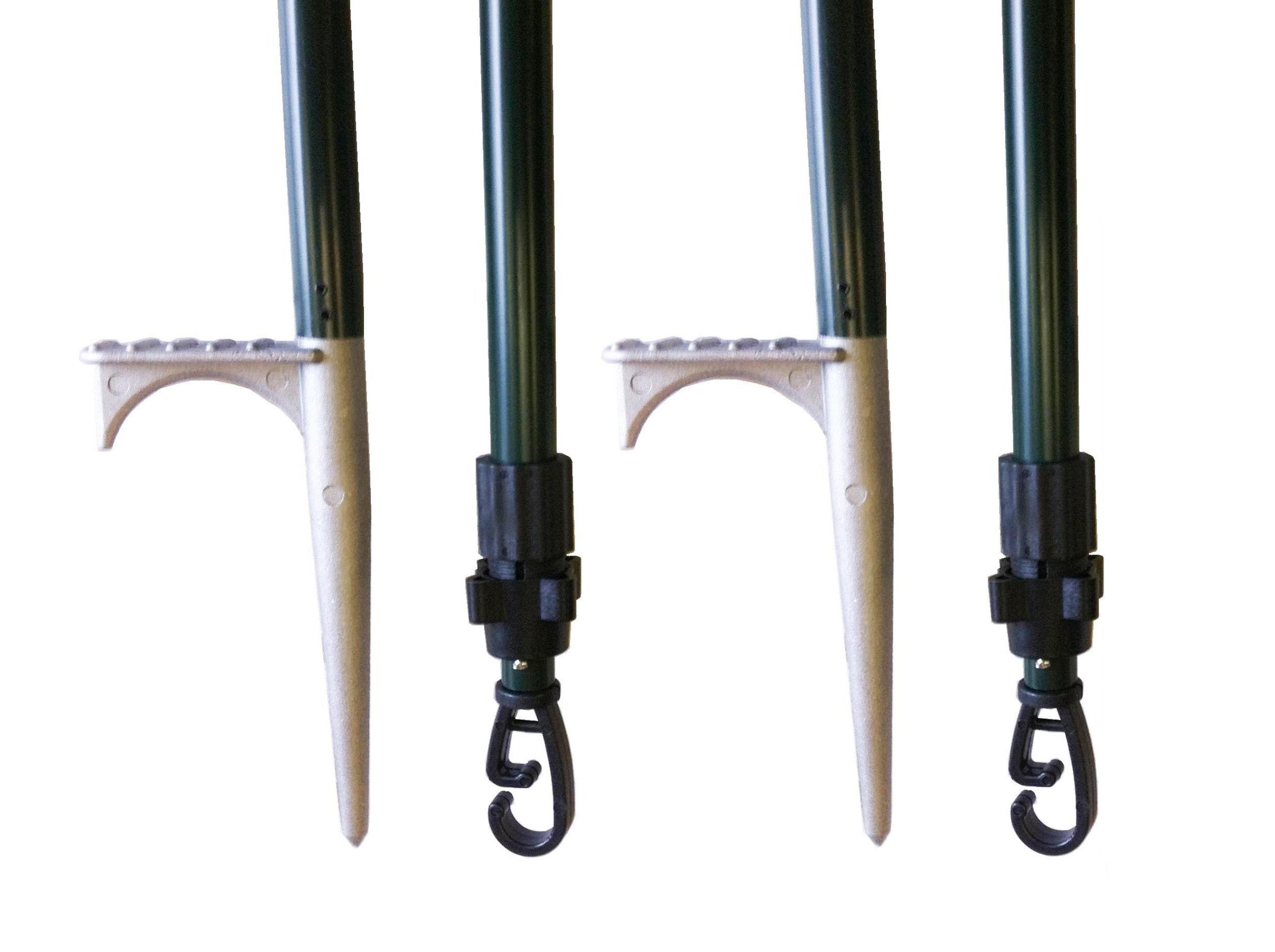 Heavy duty hide pole by ECHO with sturdy construction and ergonomic handle, designed for professional trapping and hunting tasks.