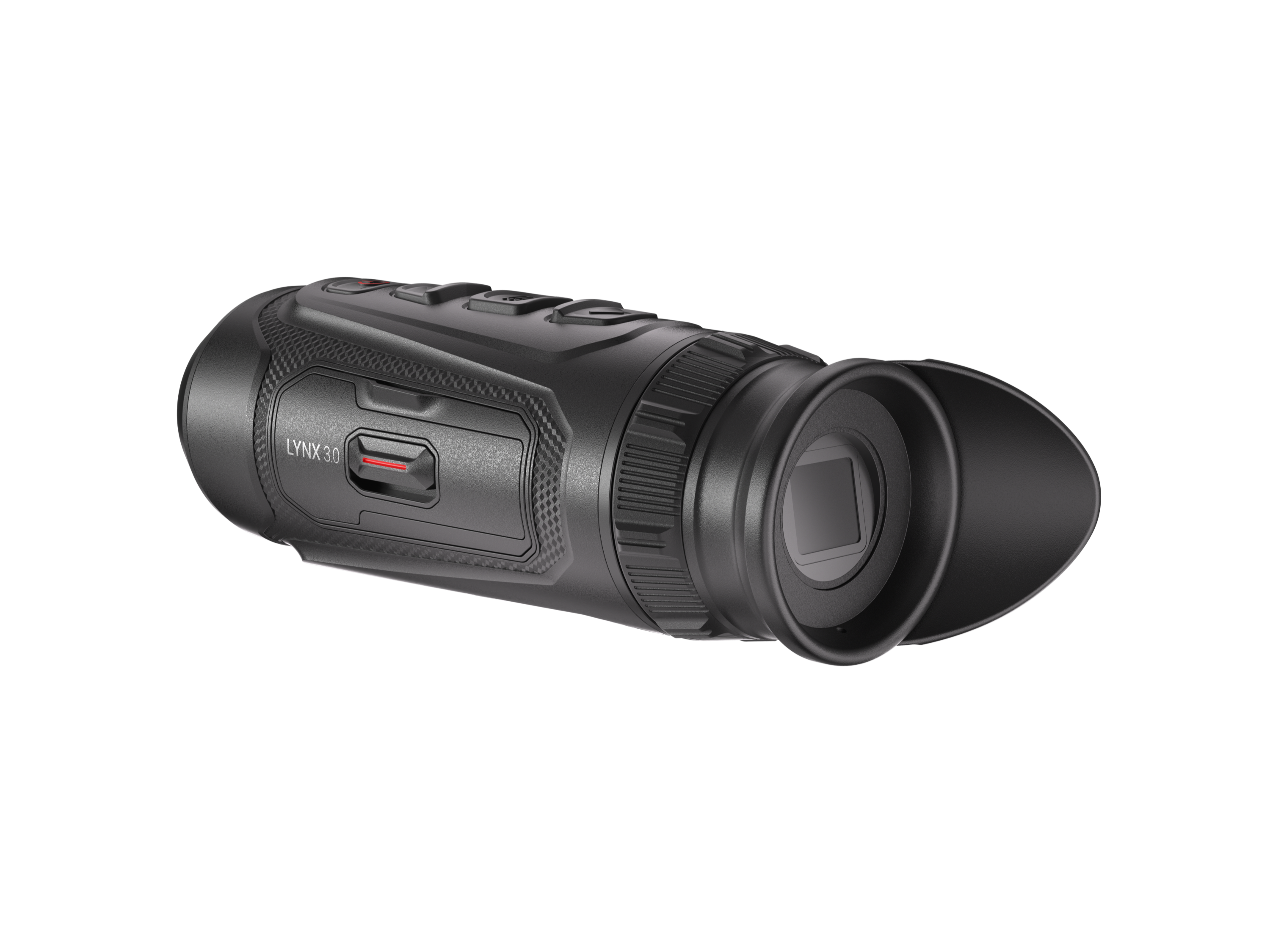 ELITE HIKMICRO Lynx 3.0 15mm thermal monocular for optics, showcasing the compact device with lens and display screen in use
