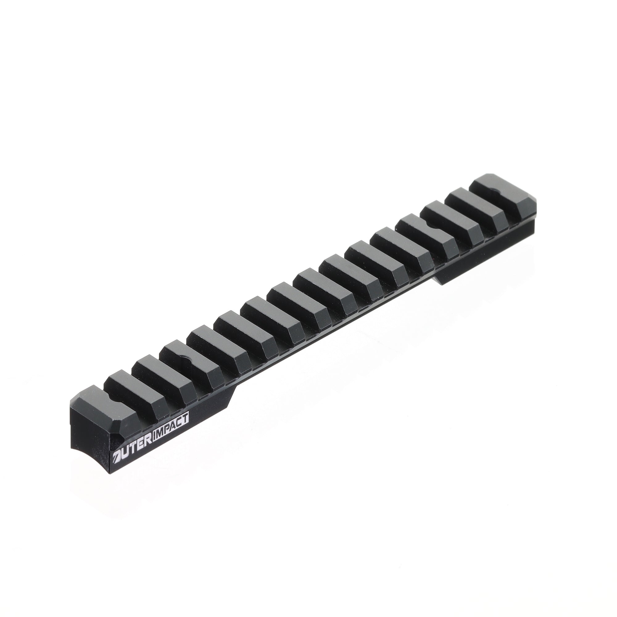 A1 DECOY LTD Picatinny rail for Browning A-Bolt long action with 20 MOA on a firearm, showing the rail's mounting surface and design.