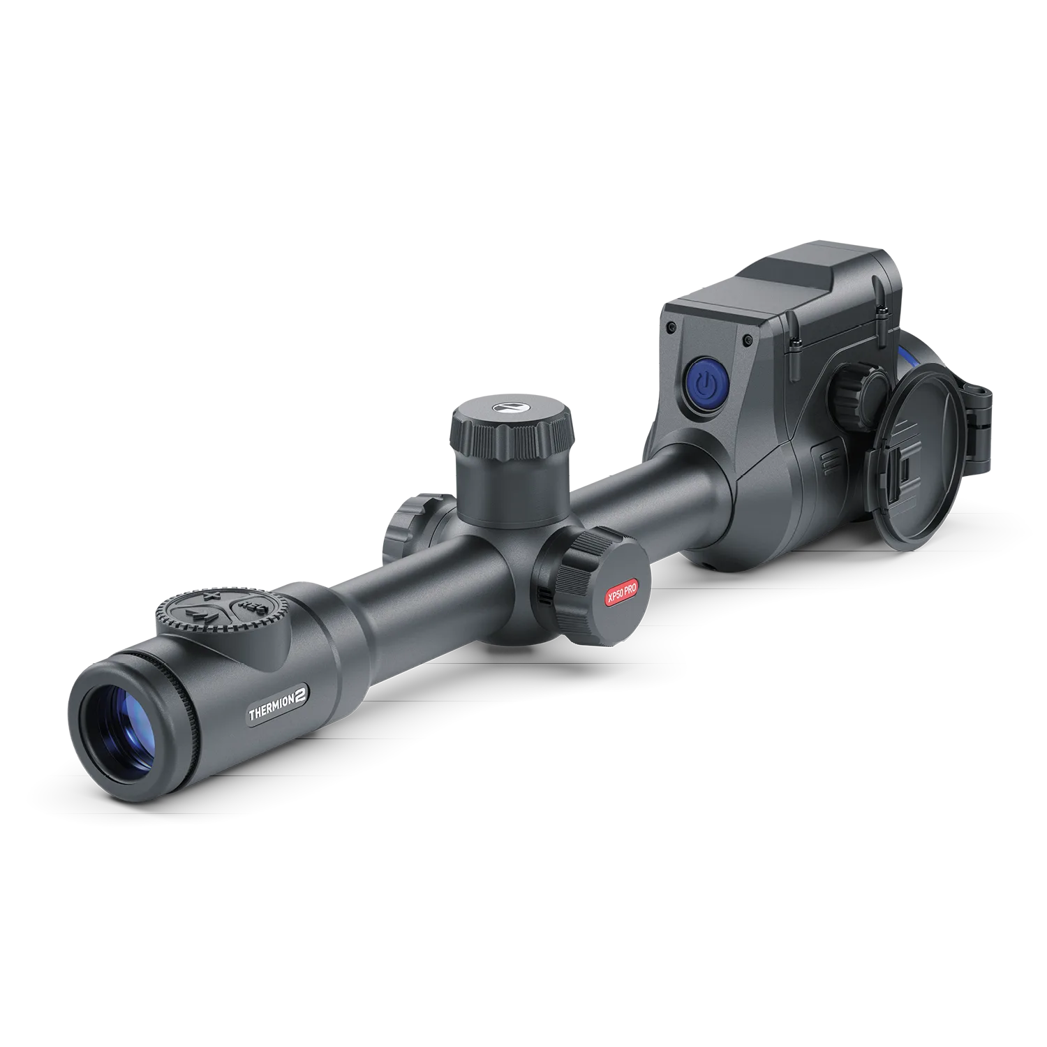 TJACKS Pulsar Thermion 2 LRF XP50 Pro thermal scope with high-resolution imaging and laser rangefinder.