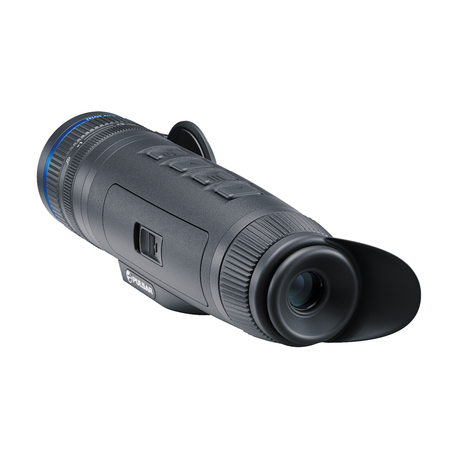 Pulsar Telos XQ35 telescope by TJACKS, showing the sleek optical tube and adjustable mount for astronomers.