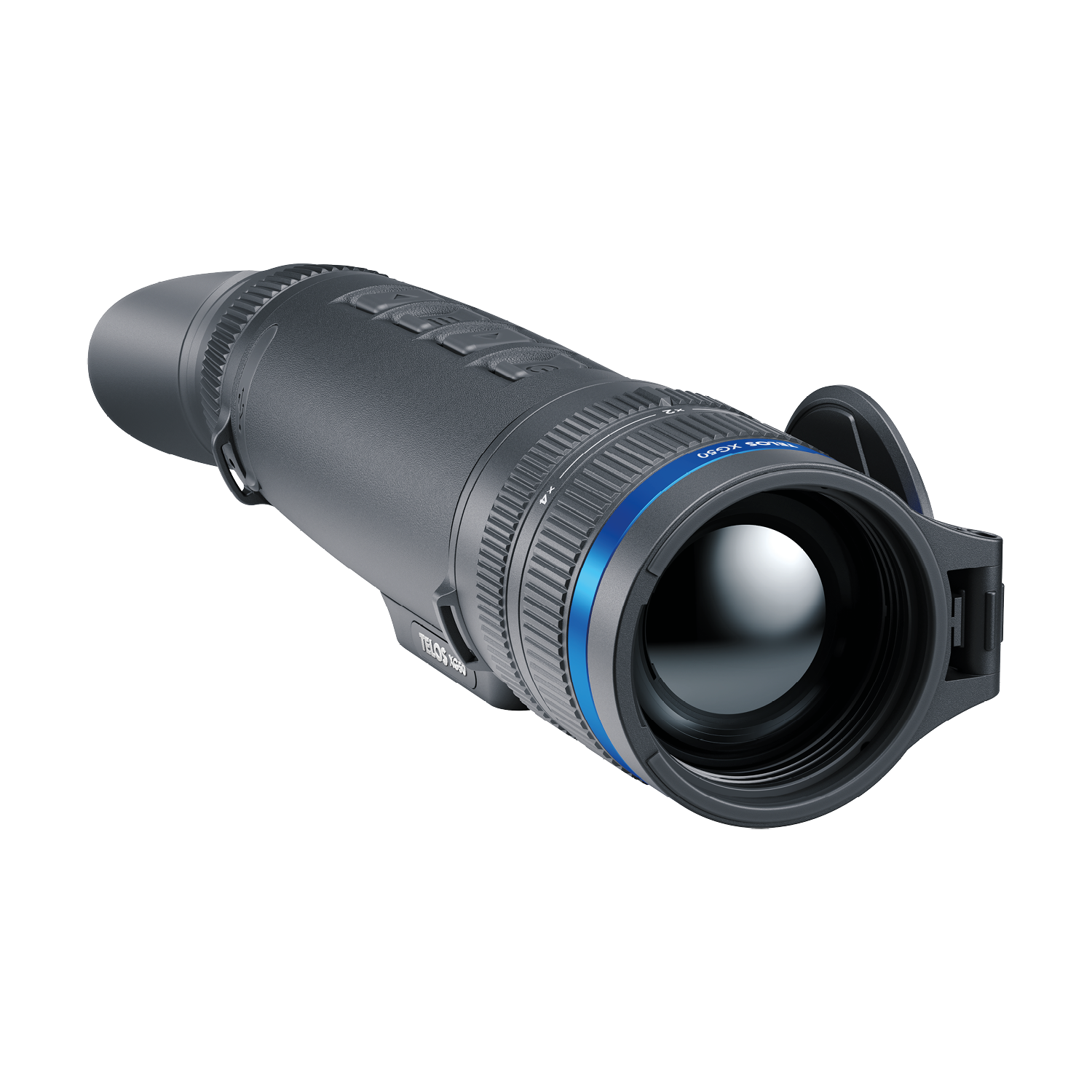 Pulsar Telos XG50 outdoor tactical flashlight by TJACKS with high-powered LED and durable black metal body.