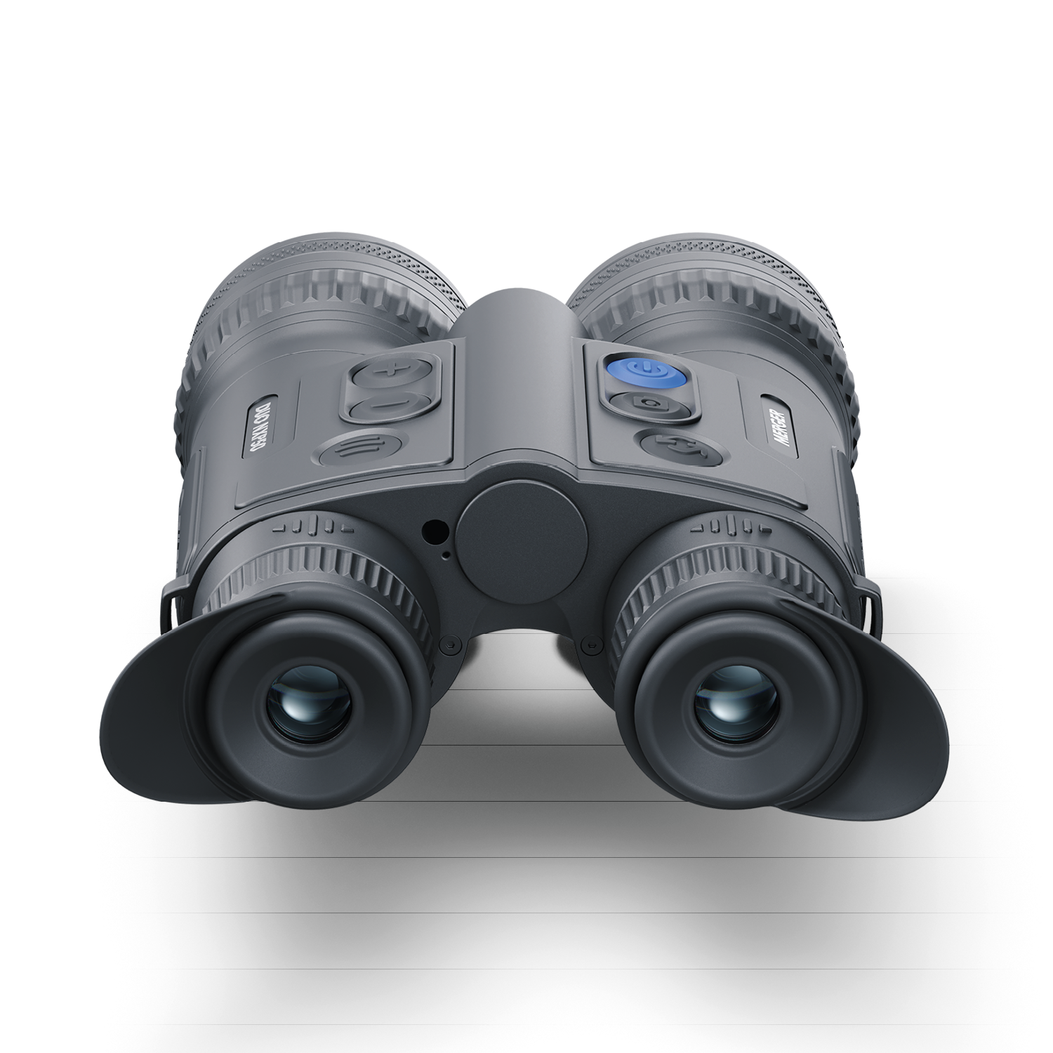 TJACKS Pulsar Merger Duo NXP50 thermal binoculars showing dual eyepieces and thermal imaging lens for night vision.