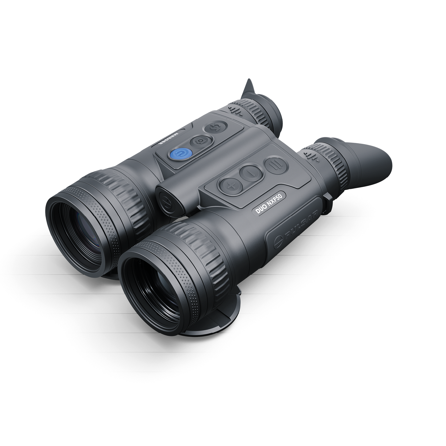 TJACKS Pulsar Merger Duo NXP50 thermal binoculars with dual eyepieces and compact design for night vision observation.