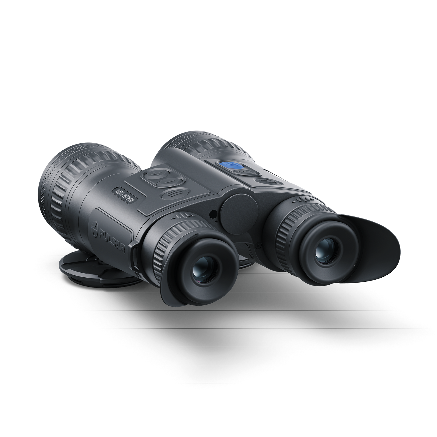 TJACKS Pulsar Merger Duo NXP50 thermal binoculars with dual lenses, compact design, and ergonomic grip for outdoor thermal imaging.