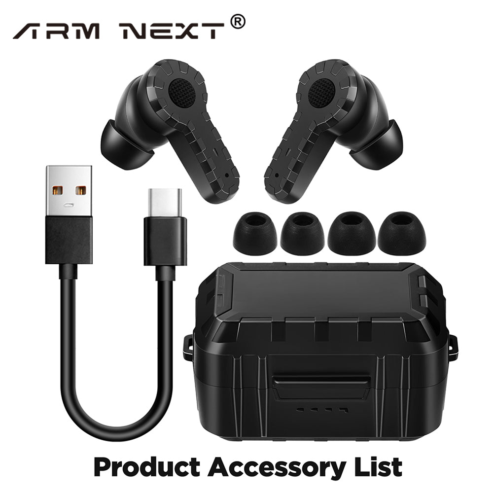 ELECTRONIC SHOOTING EARPLUGS NOISE CANCELLING HEARING PROTECTION
