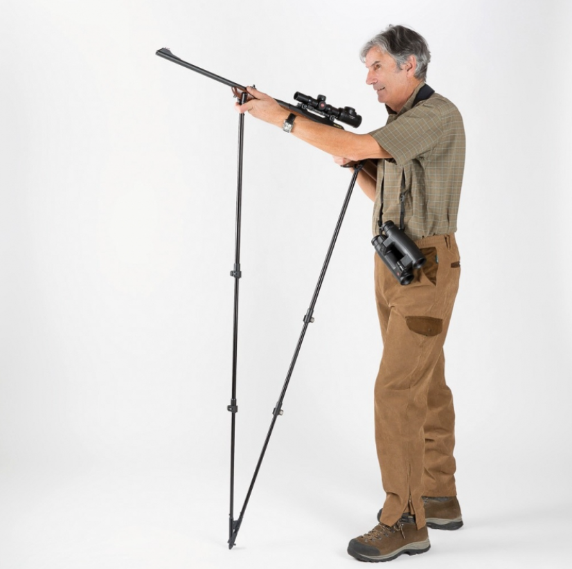 A1 Decoy Ltd Monteria Single Leg Sticks for hunting, showing adjustable legs and durable construction.