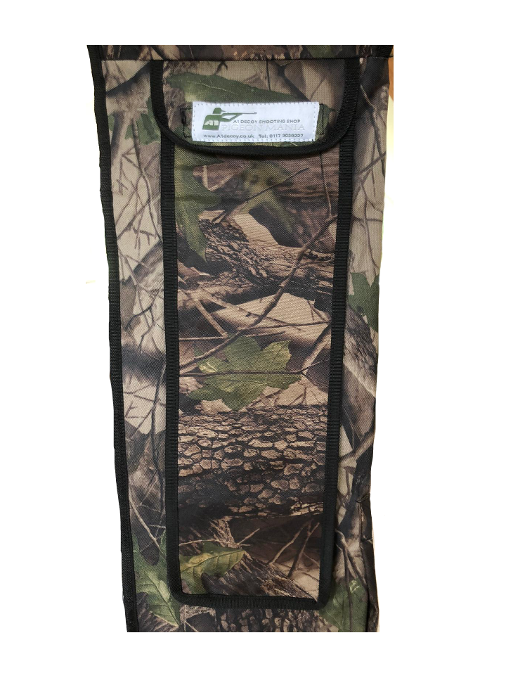 ECHO Camo Lofting Pole Bag with adjustable strap and multiple compartments for secure carrying of lofting poles.