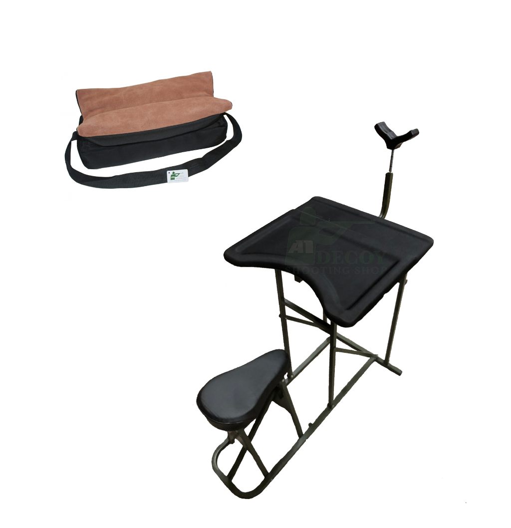 SHOOTING BENCH AND A1 DECOY RIFLE REST