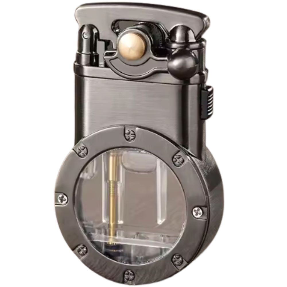 Dual Fire Arm Metal Lighter