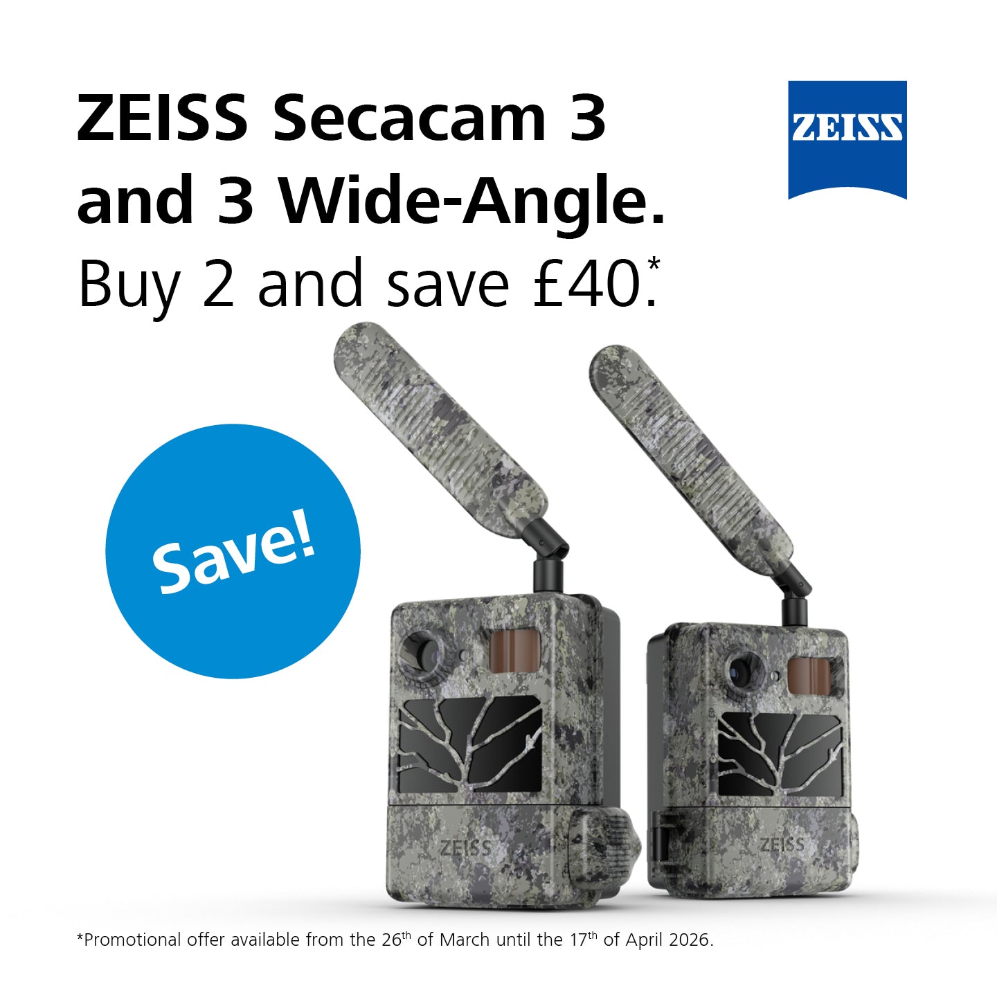 ZEISS Secacam 3 & 3 Wide Angle Promotion