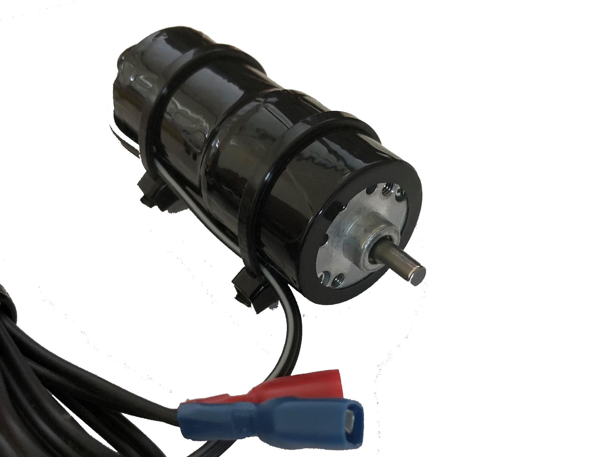 A FORD replacement motor for Turbo Pigeon flapper, showing a compact magnetized motor component used in flapper mechanisms.