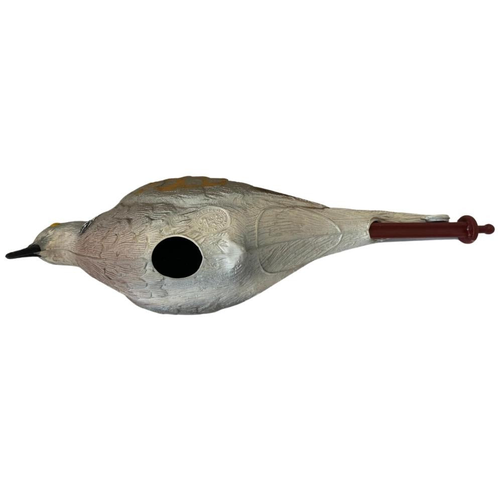 Plastic turtle dove decoys by A1 Decoy Ltd, realistic-looking bird decoys for hunting or wildlife control.