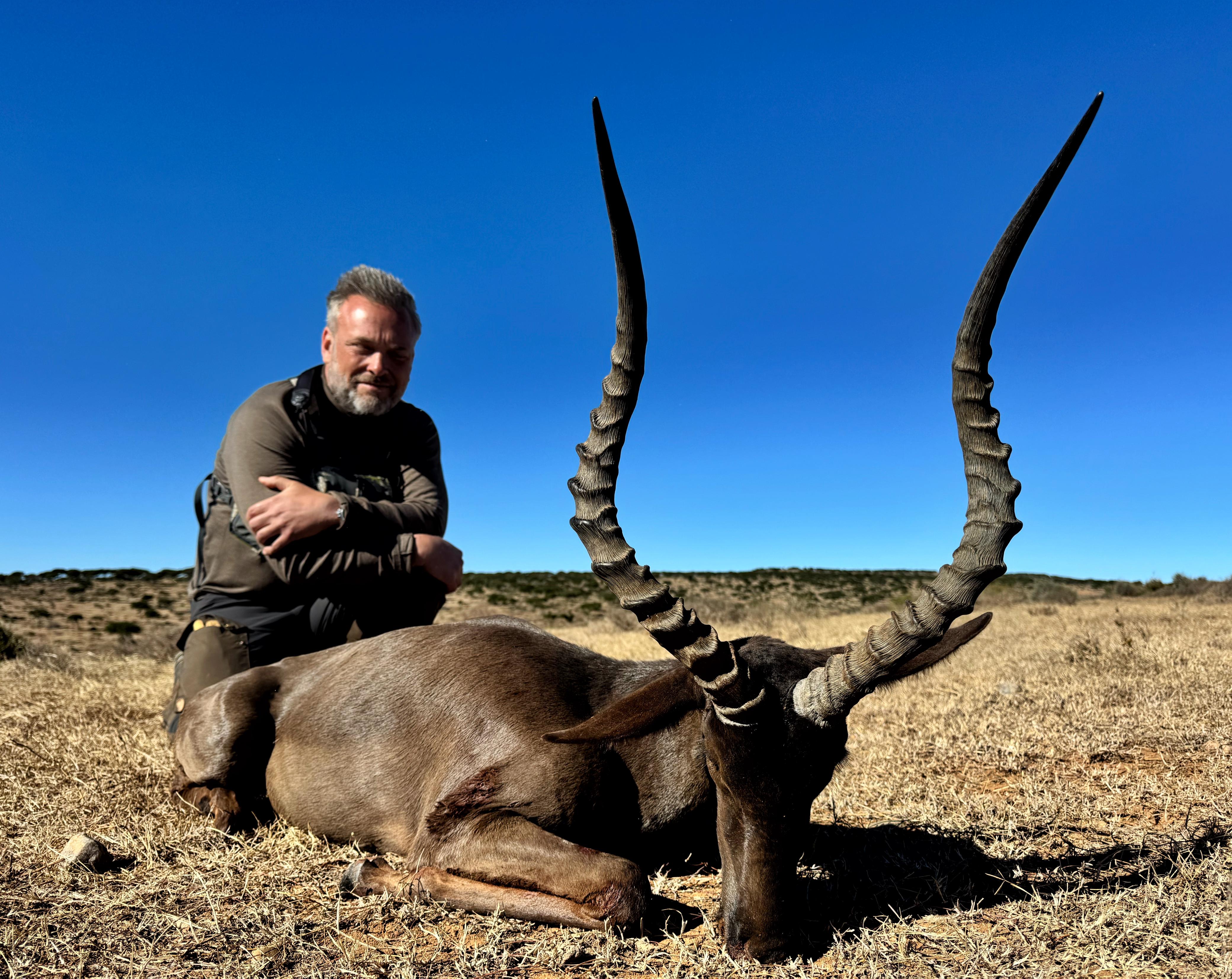 A1 DECOY LTD Africa Cull Hunt South Africa Port Elizabeth wildlife hunting decoy in natural setting