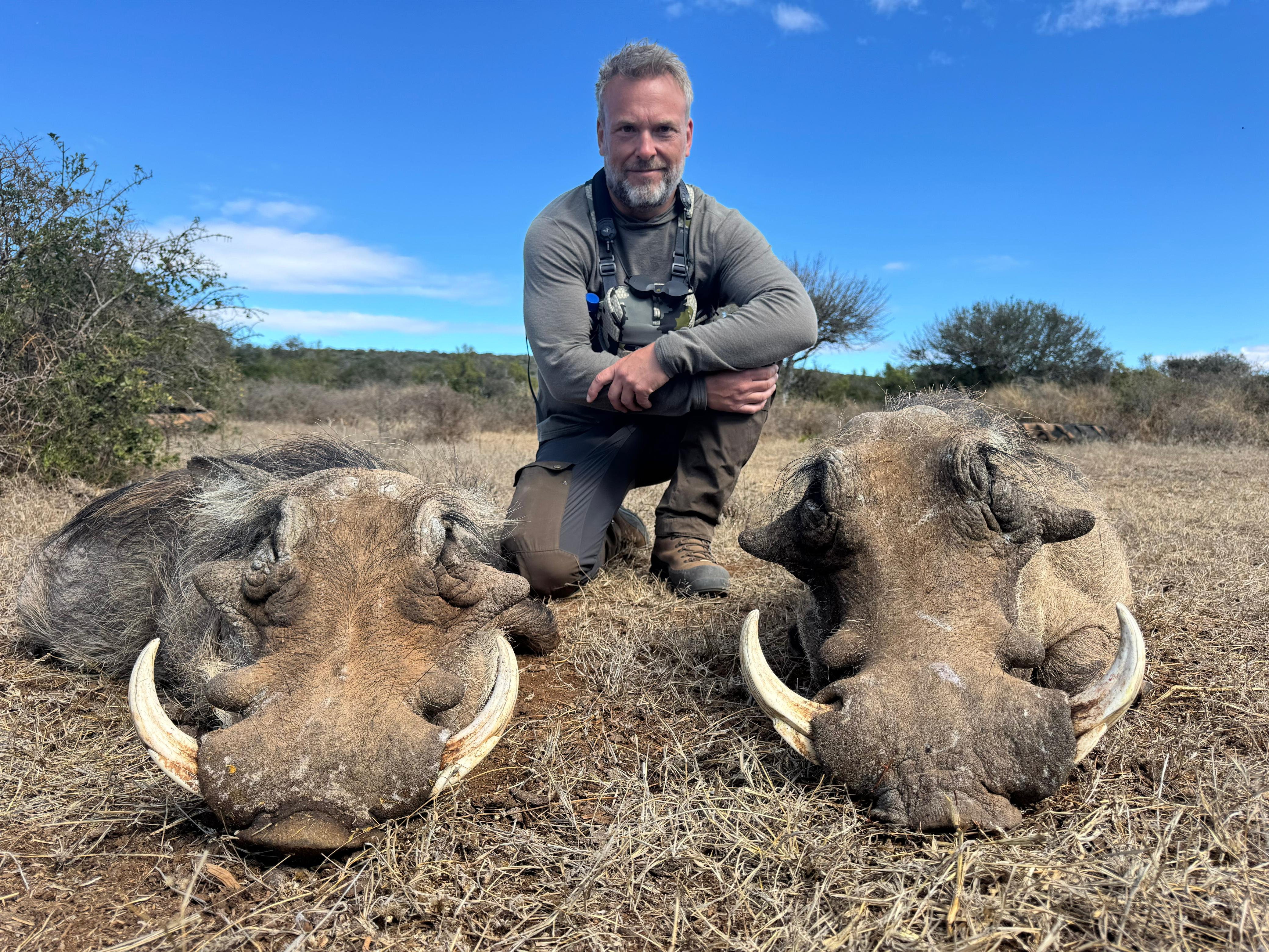 A1 DECOY LTD Africa Cull Hunt South Africa Port Elizabeth wildlife hunting decoy in natural setting