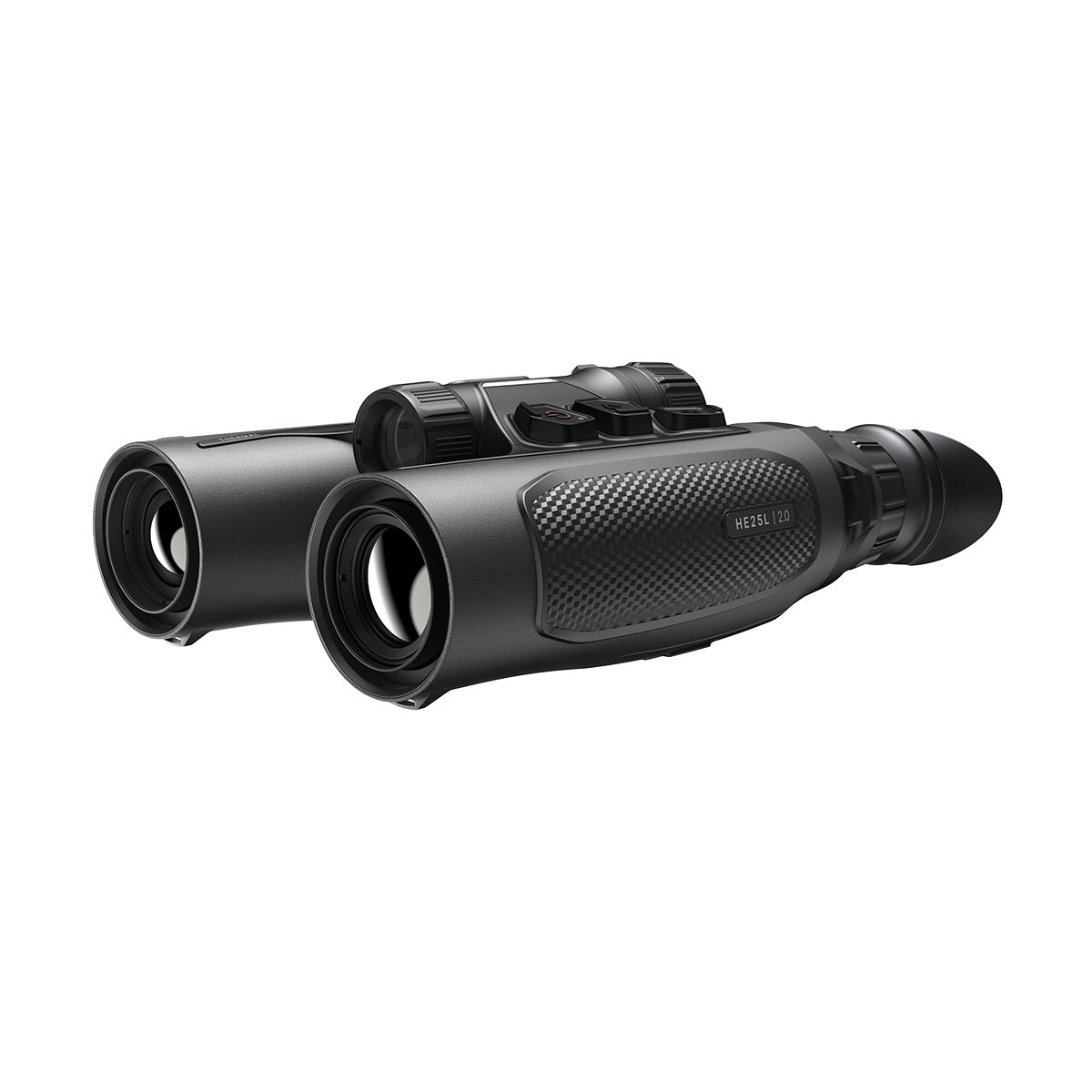 ELITE HIKMICRO HABROK 4K 2.0 thermal binoculars with laser rangefinder and 940nm torch kit, showcasing optical features.