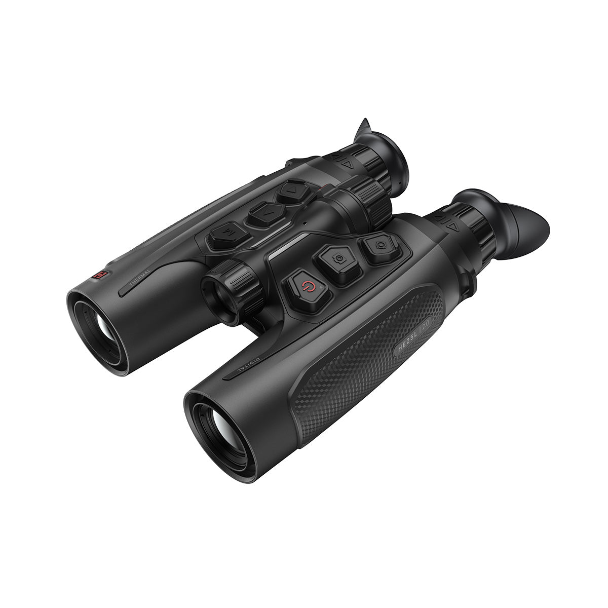 ELITE HIKMICRO HABROK 4K 2.0 Thermal Binoculars with LRF, 940nm torch kit, showcasing advanced thermal optics and device features.