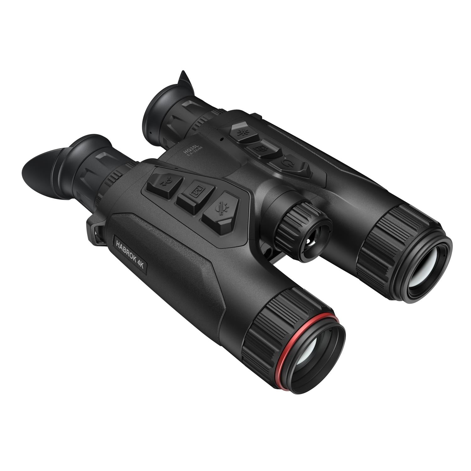 ELITE HIKMICRO Habrok 4K HQ35L thermal binocular with LRF, featuring a compact design and built-in torch for night vision and observation.