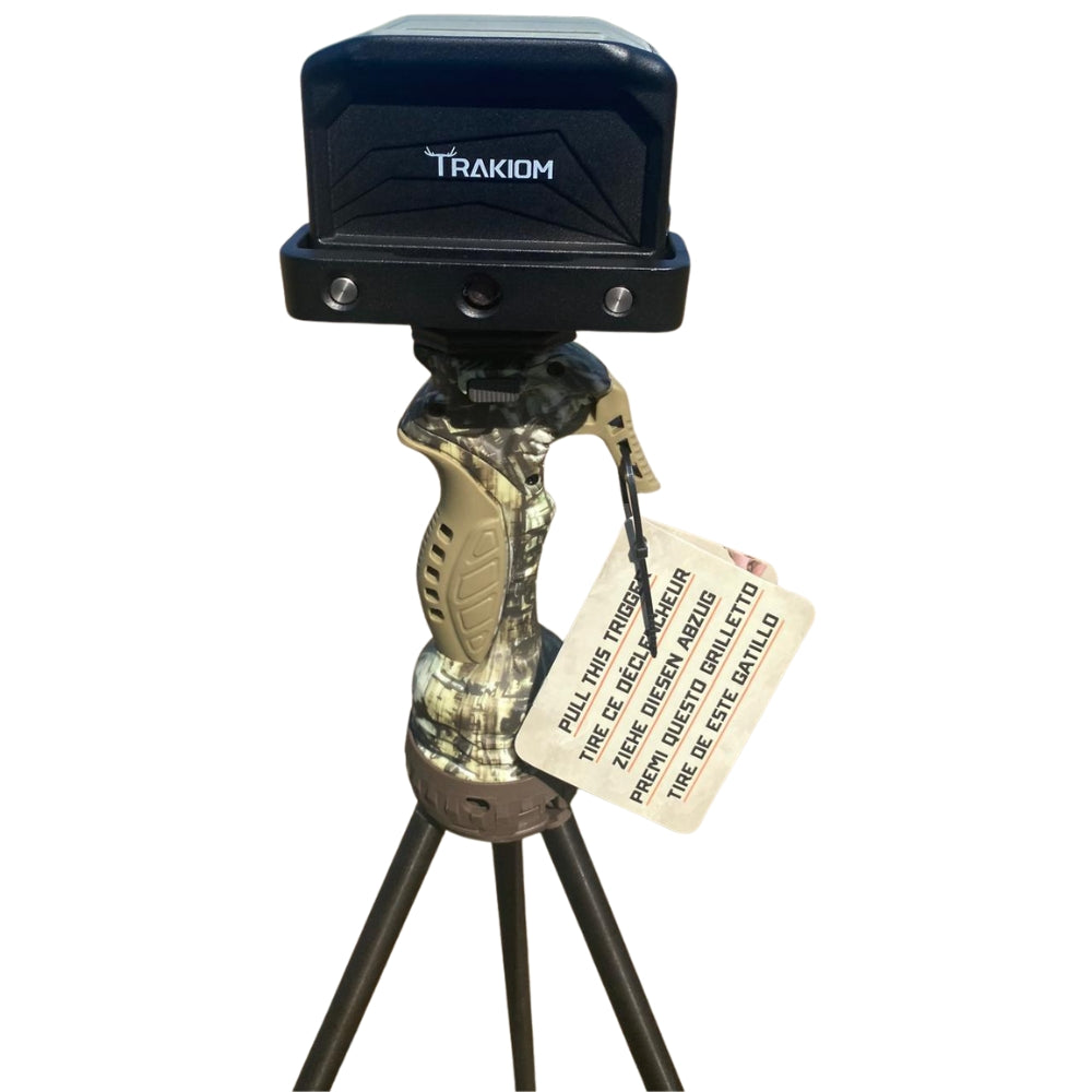 Primos Gen3 Trigger Stick and gun clamp combo by A1 DECOY LTD, adjustable tripod with secure firearm mounting for hunting.