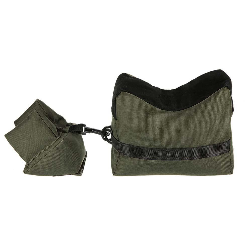 Two-piece unfilled rifle rest from A1 Decoy Ltd with adjustable support and sturdy construction for precise shooting stability.