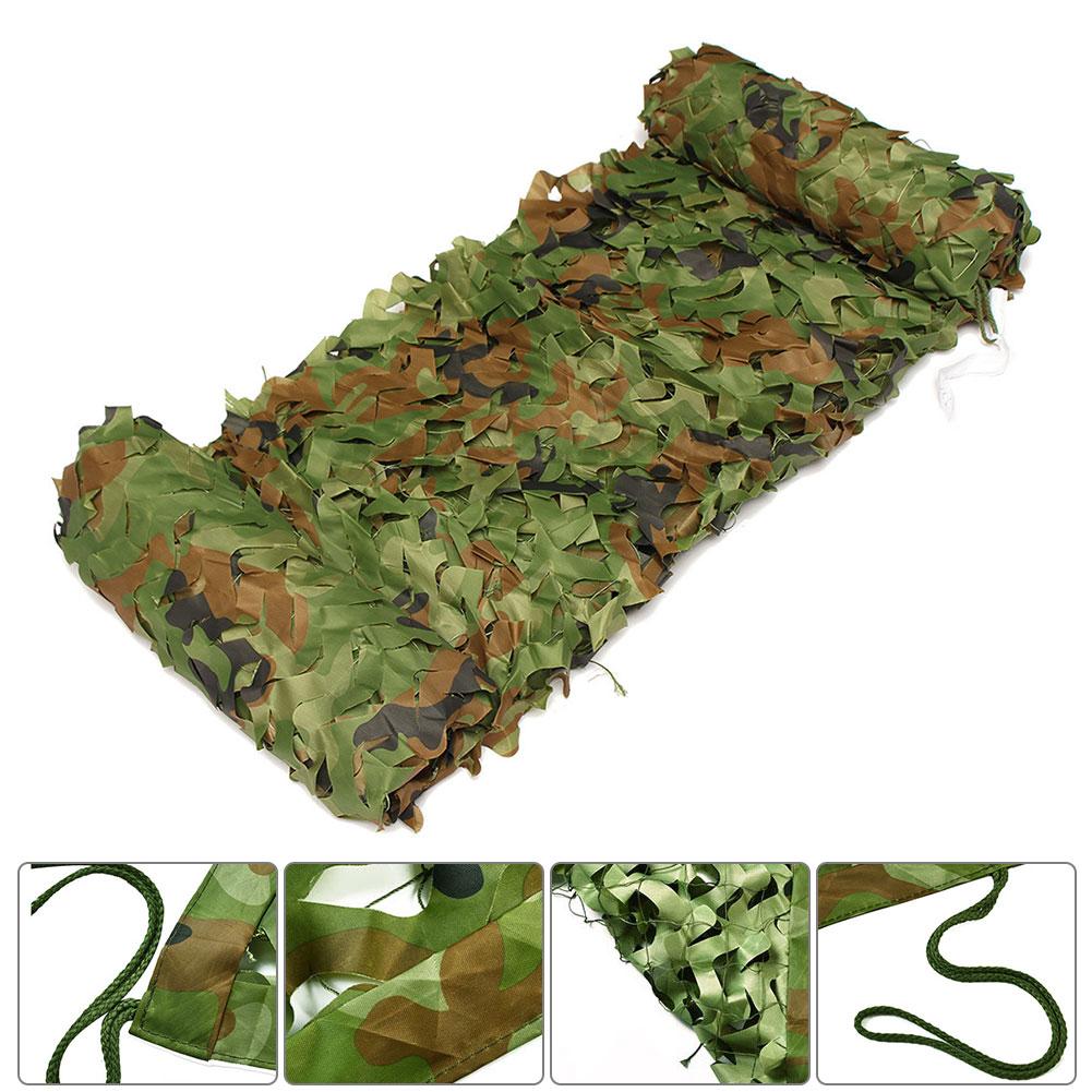 3x4m woodland camo netting by ALIEXPRESS, showing green and brown camouflage pattern for outdoor concealment and cover.