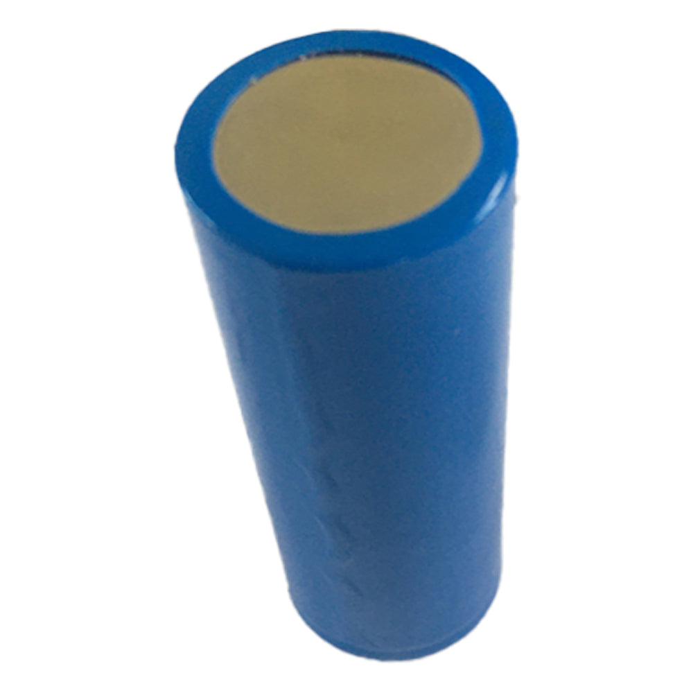 AliExpress 18650 battery for PARD drone, cylindrical rechargeable lithium-ion cell with black and silver design.