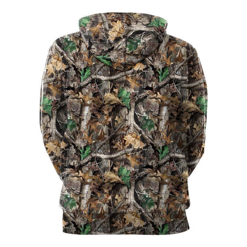 Maple Leaves camouflage hoodie in 3XL size, featuring a green and brown print, from ALIEXPRESS.