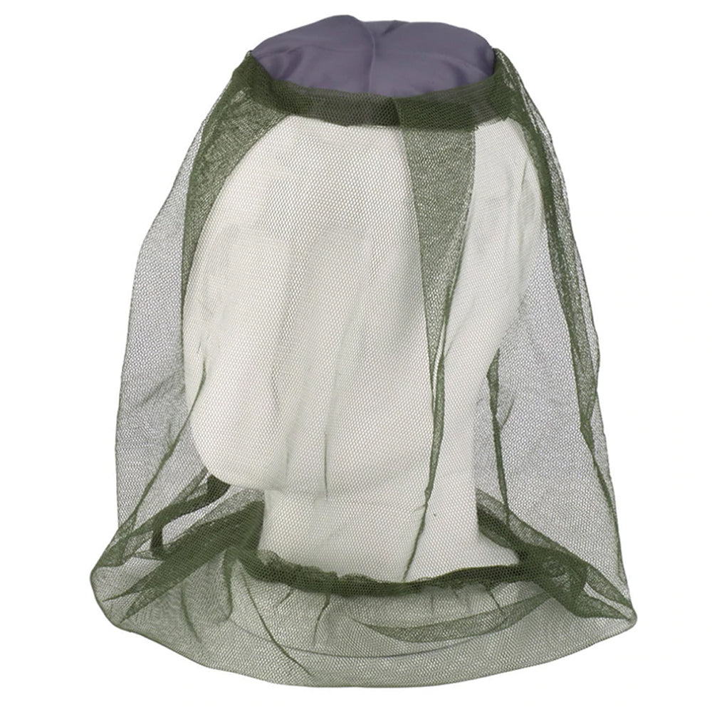 AliExpress mosquito mesh head net, lightweight protective head covering with fine mesh for insect protection.