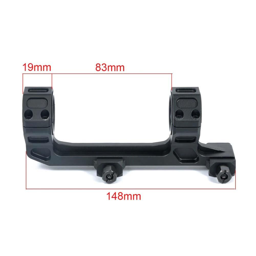 AliExpress tactical optic scope mount for 25.4mm and 30mm rifles, featuring durable metal construction and quick-release design.