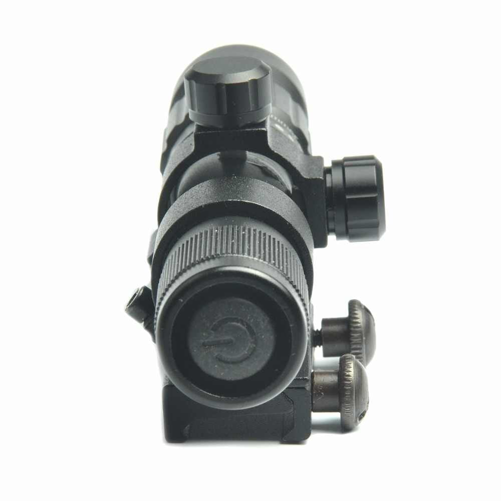 Red Dot Laser Sight Designator by ALIEXPRESS showing a compact red laser sight device for firearms or tactical use.