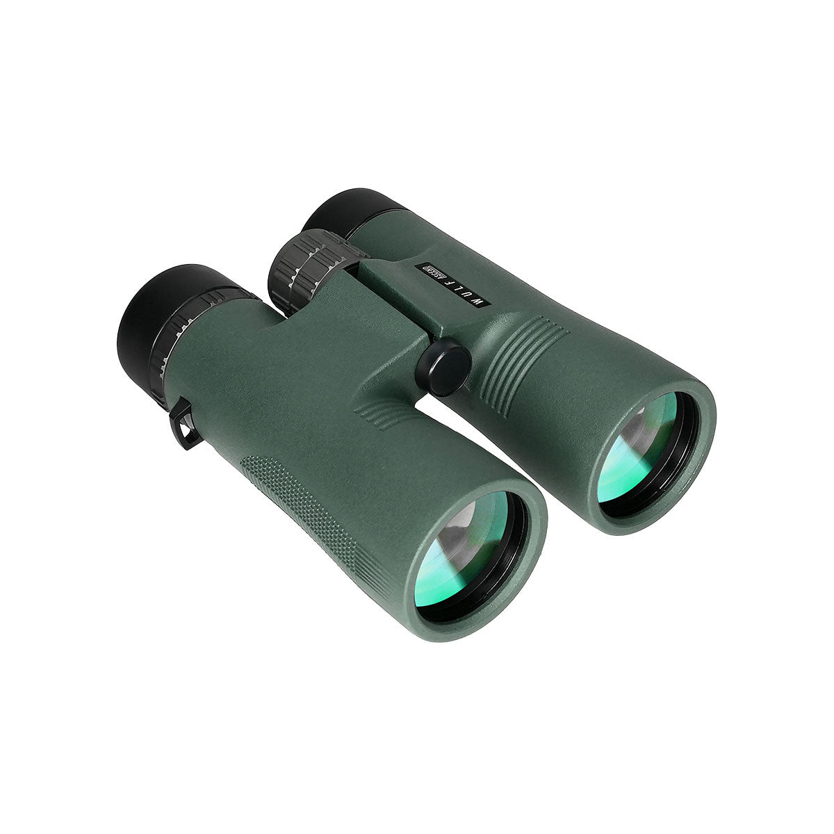 ELITE Wulf Ascend 10x42 binoculars with black body and textured grip, featuring large objective lenses and ergonomic design.