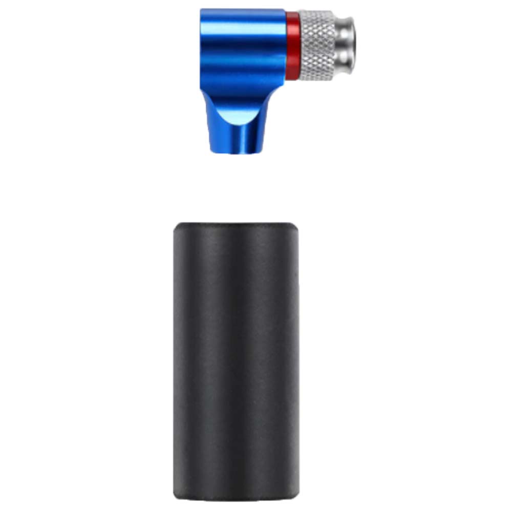 Mini CO2 gas pump from ALIEXPRESS with a compact design, ideal for inflating bicycle tires and small inflatables.