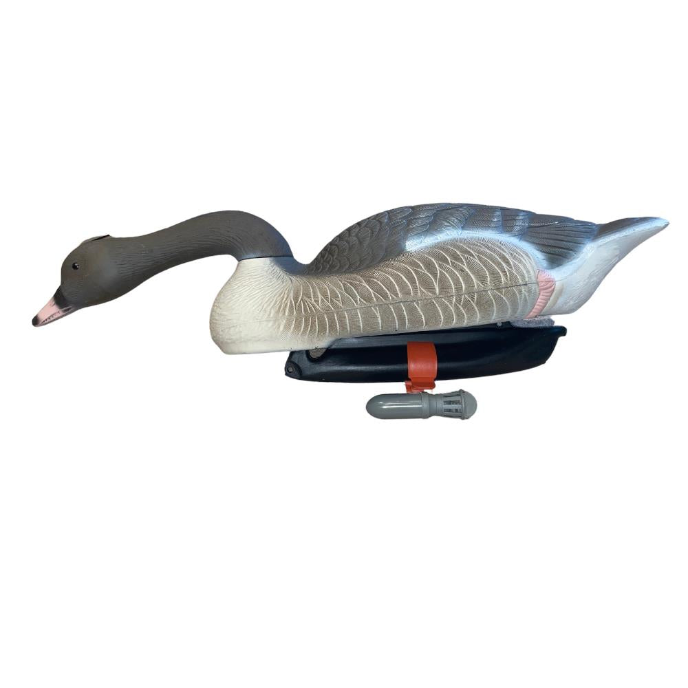 Dennett Flambeau Pinkfoot Floater Motorized Goose Decoys for hunting, realistic floating decoys with motorized movement.