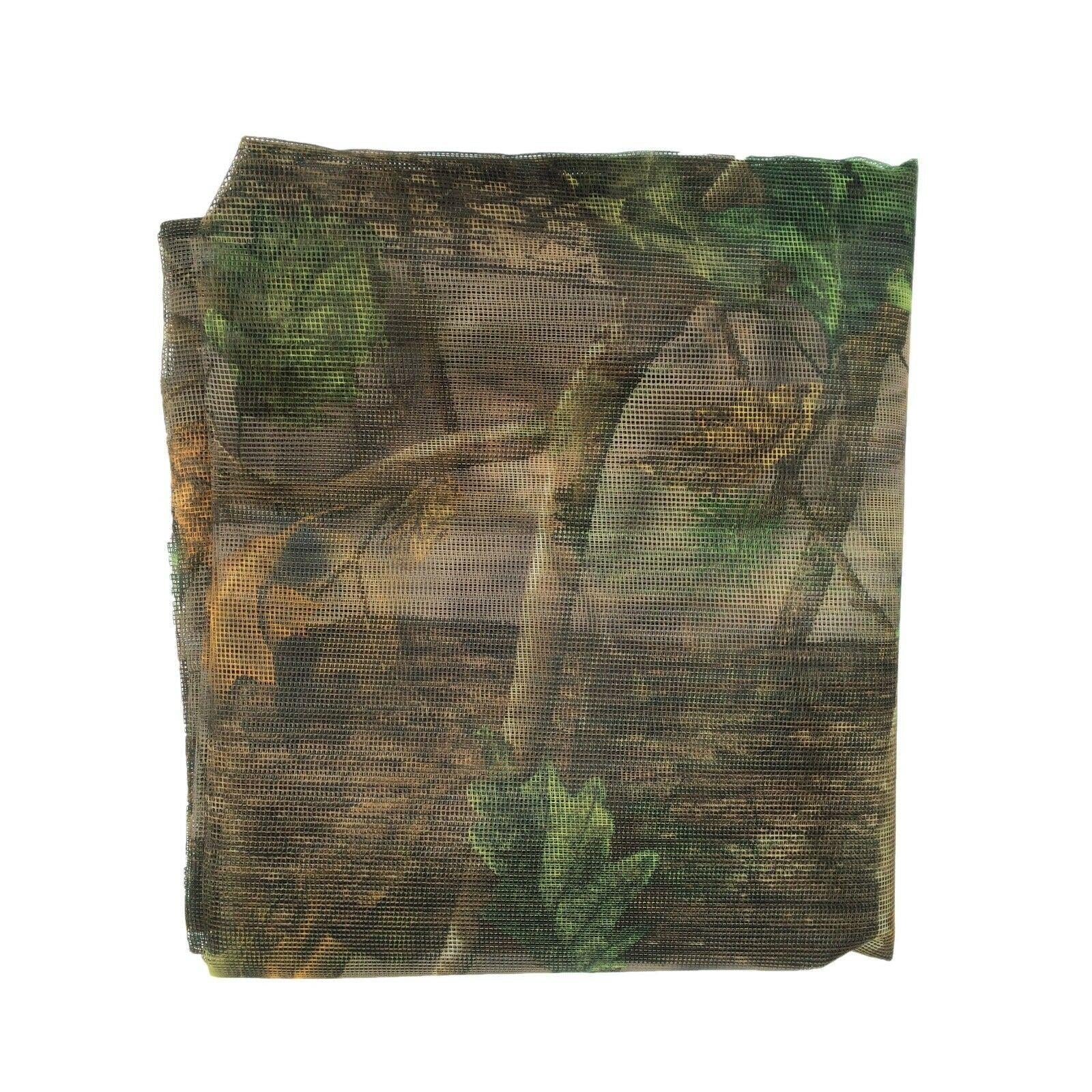 Echo CLEARVIEW lightweight camouflage net, 5m x 1.5m with loops, ideal for concealment and outdoor use.