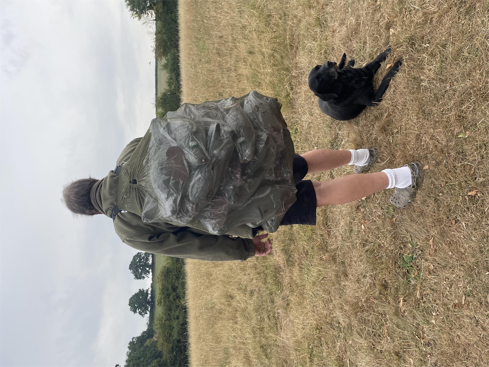 Echo decoy net bag for hunting, lightweight and durable, shown in the image with open mesh design and adjustable straps.