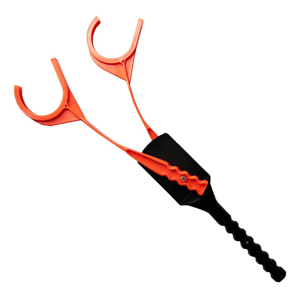 Echo double-handed clay pigeon thrower for accurate target shooting, featuring sturdy construction and easy grip for reliable throws.