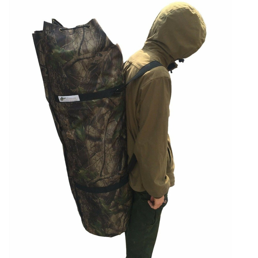 Echo Mega Pro holdall bag in camouflage with padded straps, durable travel and gym bag for versatile use.