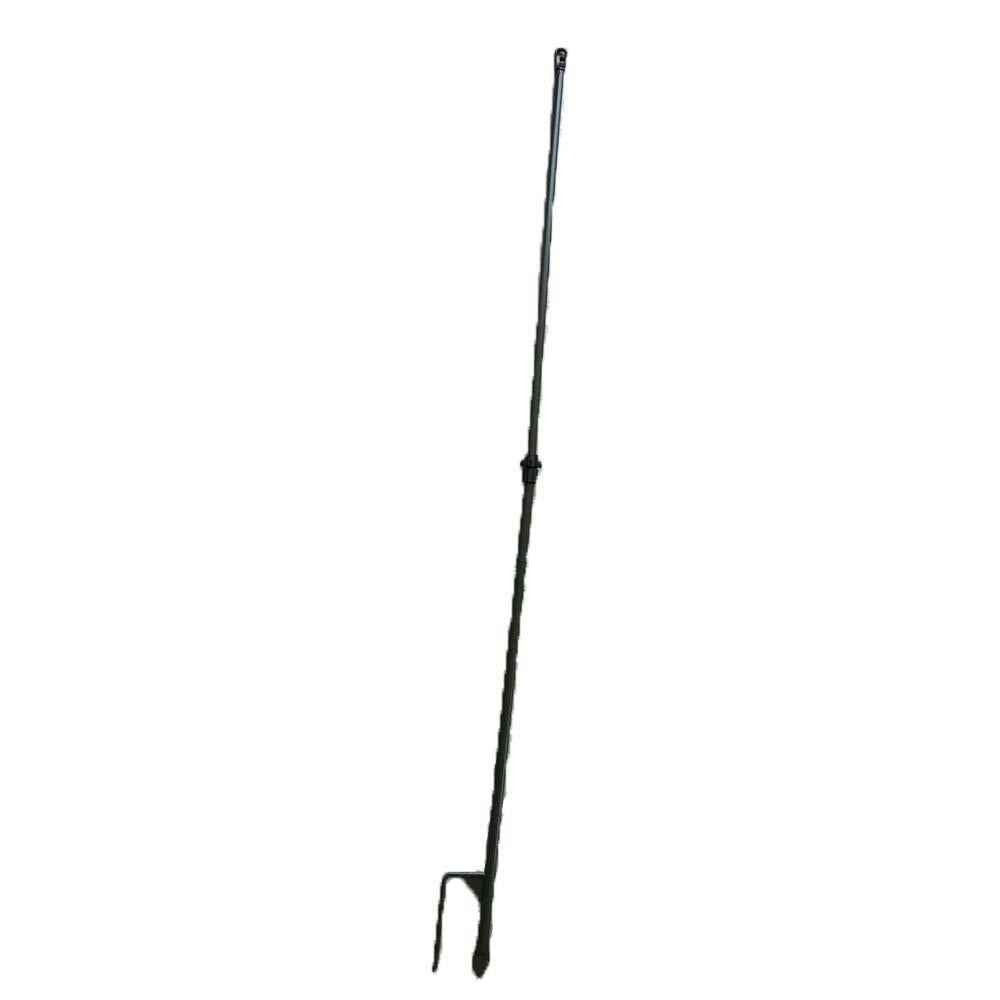 Echo green dual spike hide poles with camo or green canvas bag for hunting and outdoor concealment.